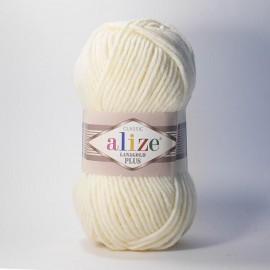 ALIZE LANAGOLD PLUS 01 кремовый